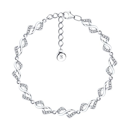 Браслет SOKOLOV - Серебро 925, Фианит (арт. 94050988)