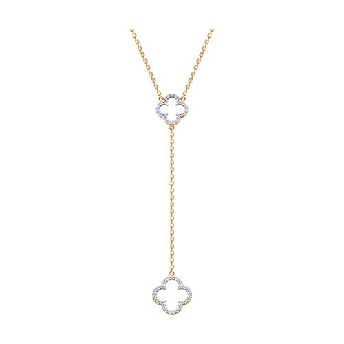 Колье SOKOLOV - Серебро 925, Фианит (арт. 93070145)