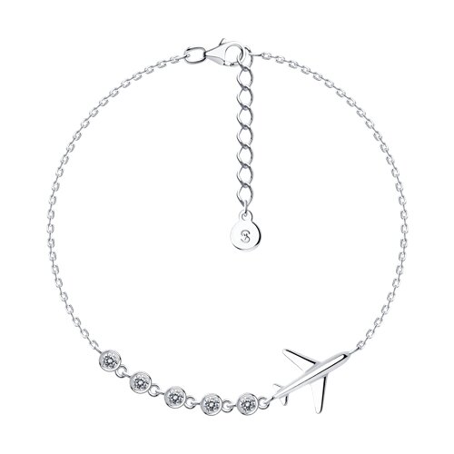 Браслет SOKOLOV - Серебро 925, Фианит (арт. 94050964)