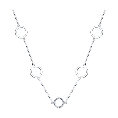 Колье SOKOLOV - Серебро 925, Фианит (арт. 94070691)