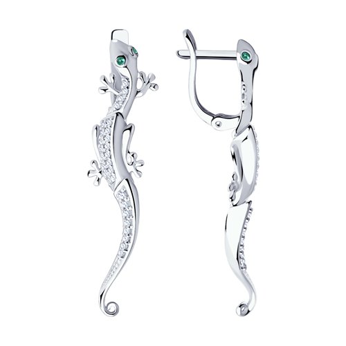 Серьги SOKOLOV - Серебро 925, Фианит (арт. 94021399)