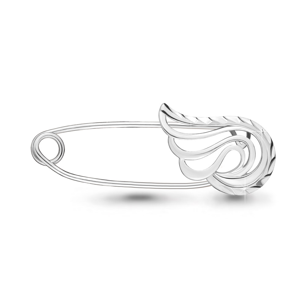 Булавка Аквамарин - Серебро 925 (арт. 72583.5)