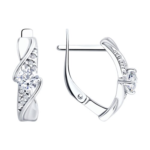 Серьги Diamant - Серебро 925, Фианит (арт. 94-120-00030-1)