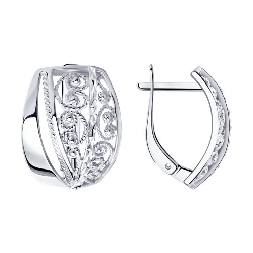 Серьги Diamant - Серебро 925 (арт. 94-120-00638-1)