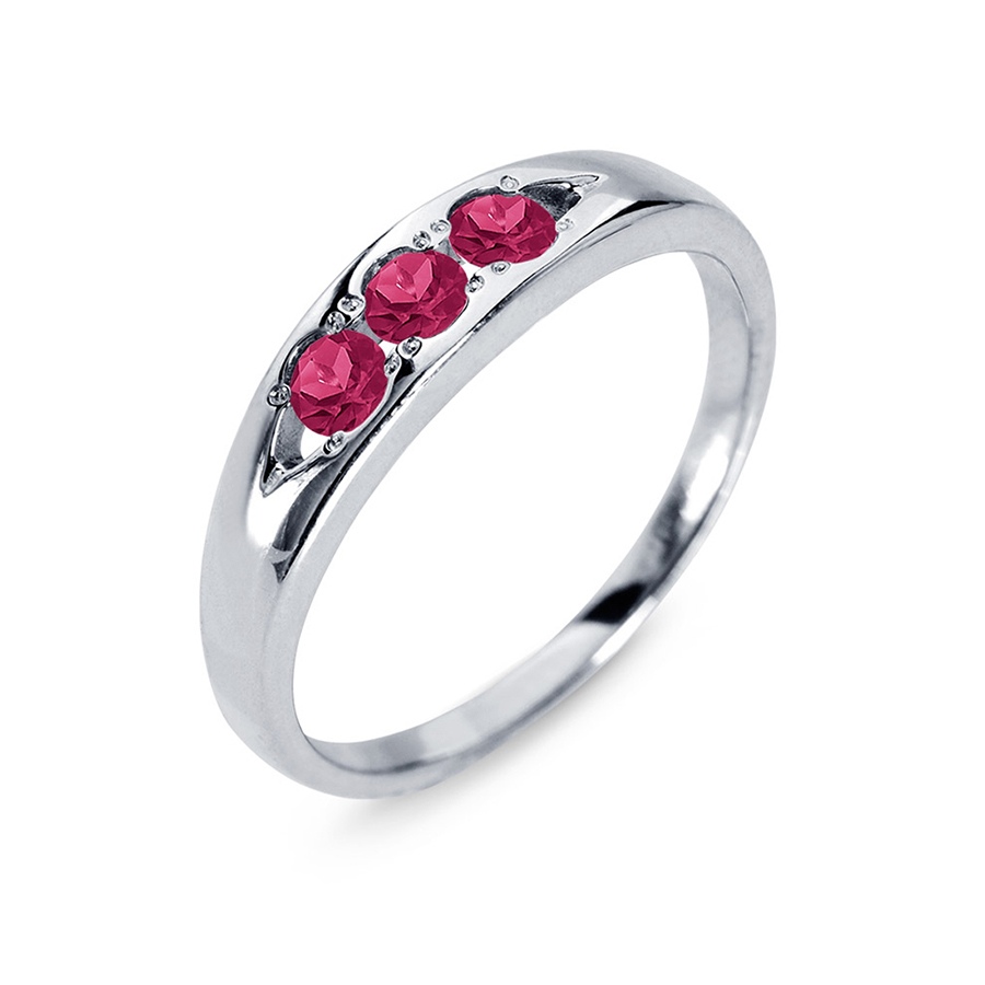 Кольцо Platinum Lab. - Платина 950, Рубин (арт. ПК-043Р-01)