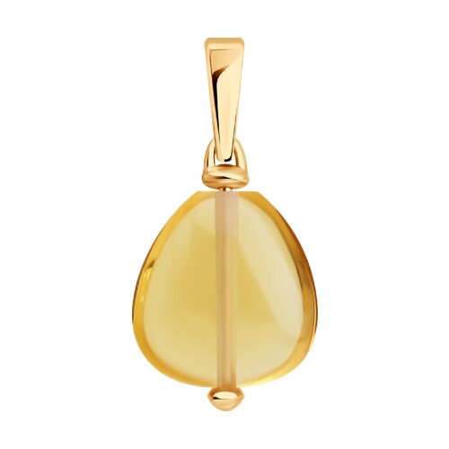 Подвеска SOKOLOV - Золото 585, Цитрин (арт. 733023)