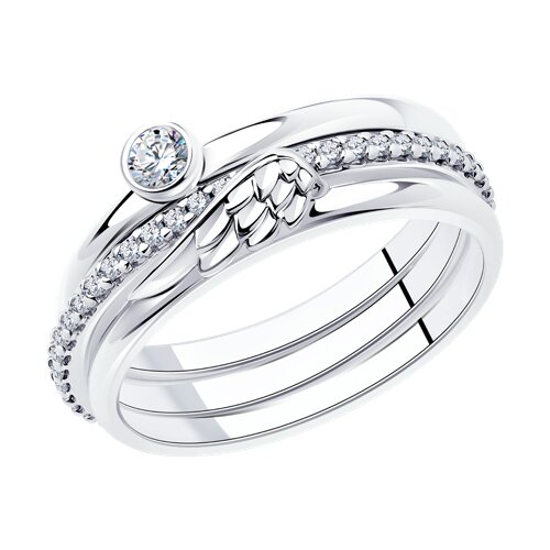 Кольцо SOKOLOV - Серебро 925, Фианит (арт. 94013313)