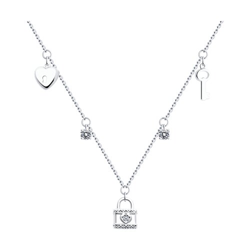 Колье SOKOLOV - Серебро 925, Фианит (арт. 94070966)