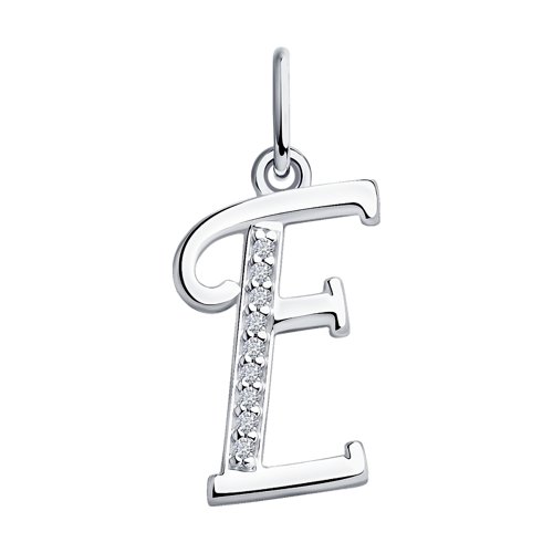 Подвеска SOKOLOV - Серебро 925, Фианит (арт. 94031367)