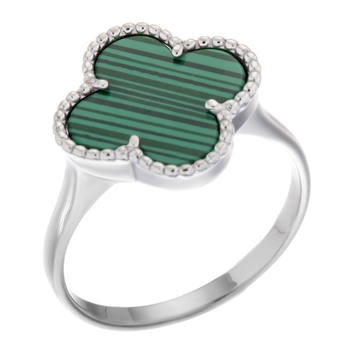 Кольцо Мастер Клио - Серебро 925, Малахит (арт. 26К0593Д-1)