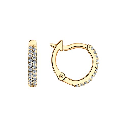 Серьги SOKOLOV - Серебро 925, Фианит (арт. 93021145)