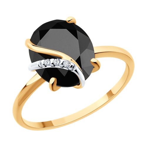 Кольцо SOKOLOV - Серебро 925, Фианит, Шпинель (арт. 92014384)