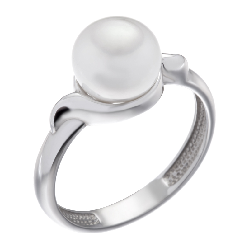Кольцо Мастер Клио - Серебро 925, Жемчуг культивированный (арт. 24К0559КС)