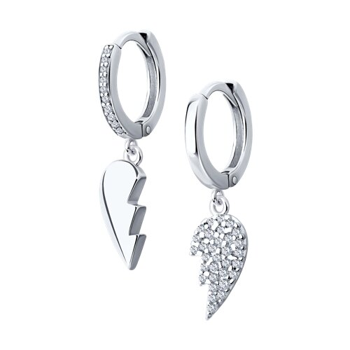 Серьги SOKOLOV - Серебро 925, Фианит (арт. 94026200)