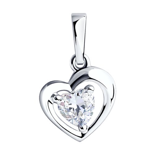 Подвеска SOKOLOV - Серебро 925, Фианит (арт. 94031898)