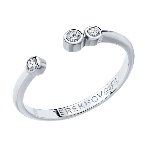 Кольцо SOKOLOV - Серебро 925, Фианит (арт. 94012652)