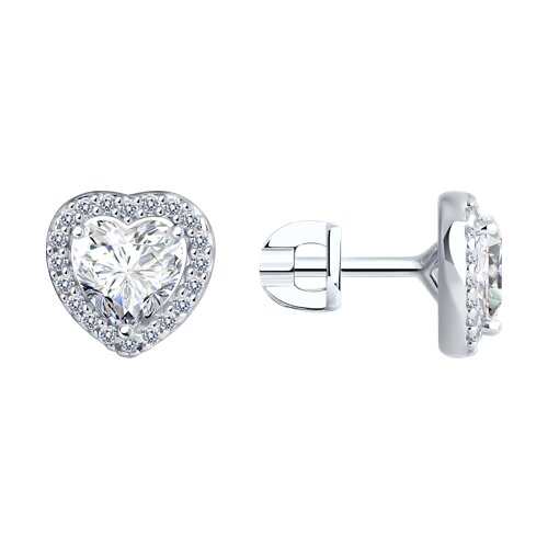 Серьги SOKOLOV - Серебро 925, Фианит (арт. 94025764)