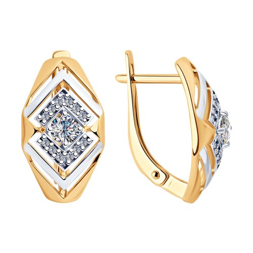 Серьги SOKOLOV - Серебро 925, Фианит (арт. 93020926)