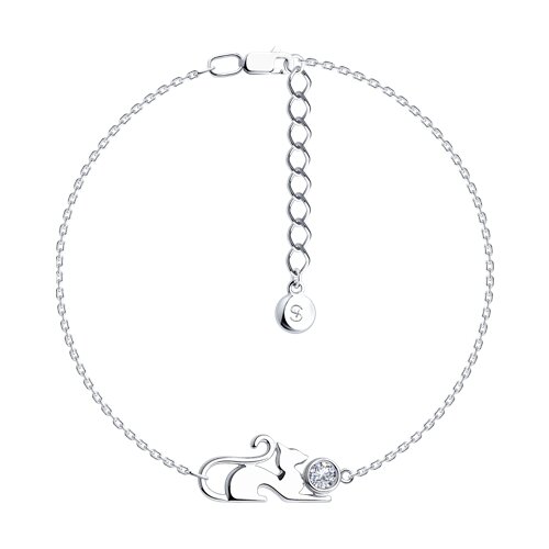 Браслет SOKOLOV - Серебро 925, Фианит (арт. 94050645)