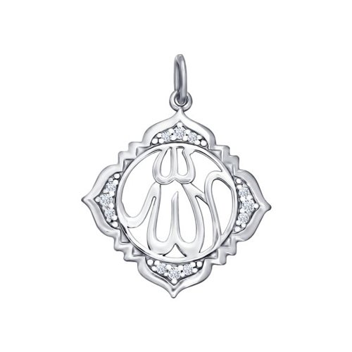 Подвеска SOKOLOV - Серебро 925, Фианит (арт. 94031246)