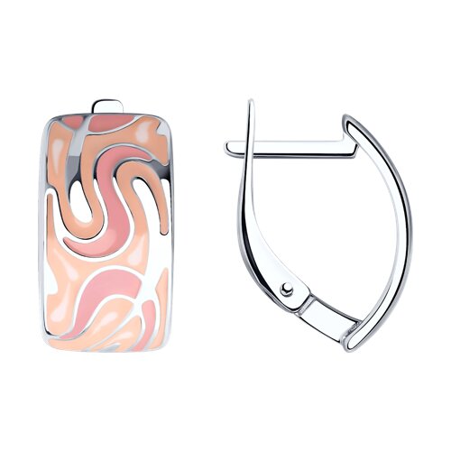 Серьги SOKOLOV - Серебро 925, Эмаль (арт. 94025818)