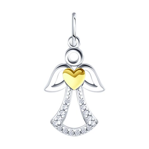 Подвеска Diamant - Серебро 925, Фианит (арт. 94-130-00134-1)