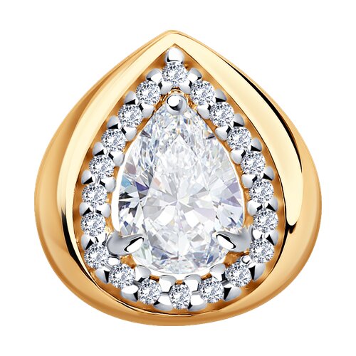 Подвеска SOKOLOV - Серебро 925, Фианит (арт. 93030346)