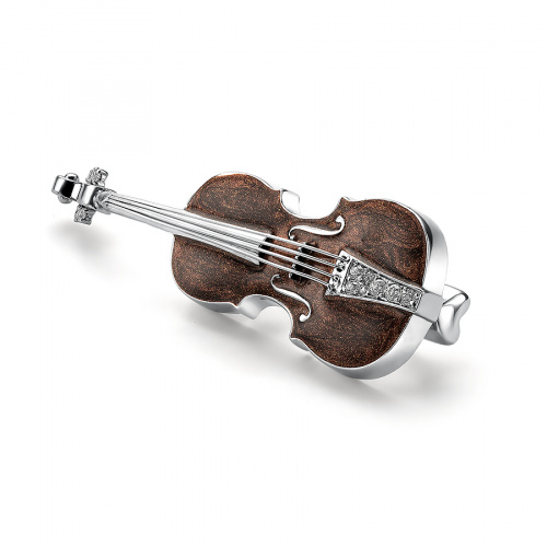 Брошь Мириада - Серебро 925, Фианит, Эмаль (арт. 901081629)