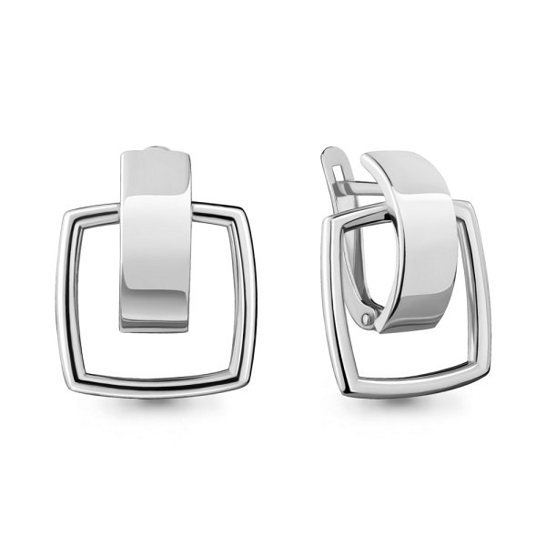 Серьги Аквамарин - Серебро 925 (арт. 33709.5)