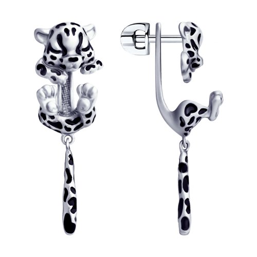 Серьги SOKOLOV - Серебро 925, Эмаль (арт. 94023407)