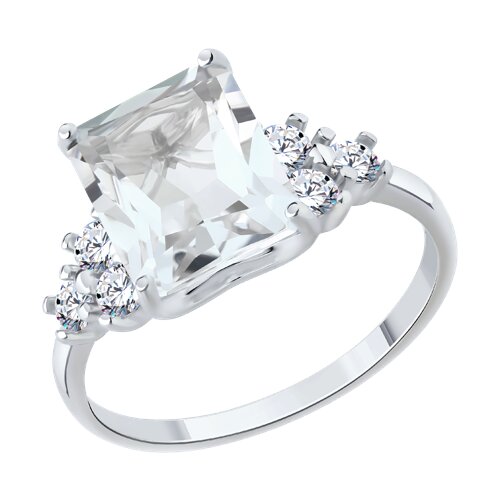 Кольцо SOKOLOV - Серебро 925, Фианит (арт. 92014653)