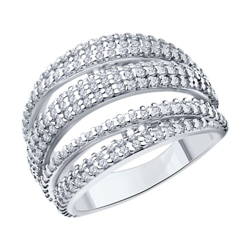 Кольцо SOKOLOV - Серебро 925, Фианит (арт. 94013853)