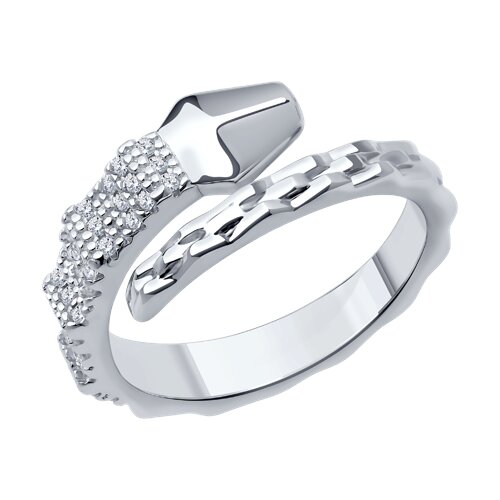 Кольцо SOKOLOV - Серебро 925, Фианит (арт. 94014114-91)