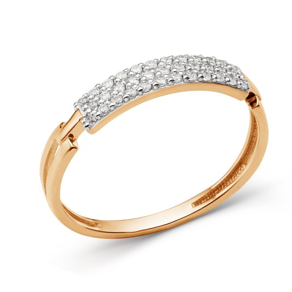 Кольцо ЮФ Династия - Золото 585, Фианит (арт. 000591-1102)