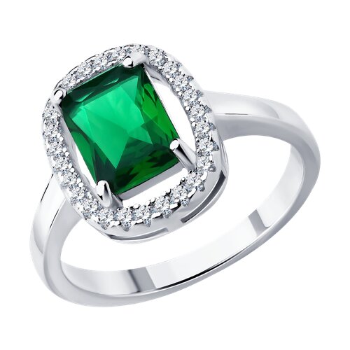 Кольцо SOKOLOV - Серебро 925, Фианит (арт. 94014491-91)