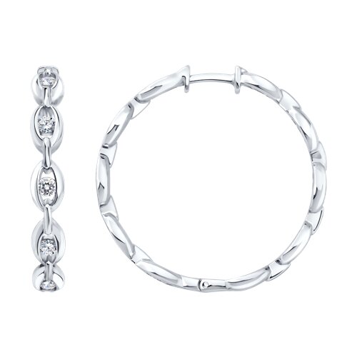 Серьги SOKOLOV - Серебро 925, Фианит (арт. 94027344)