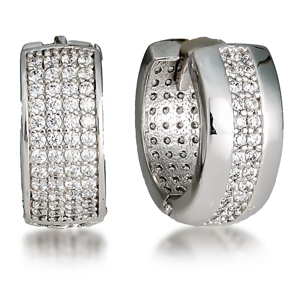 Серьги Галатея - Серебро 925, Фианит (арт. 3293.1)