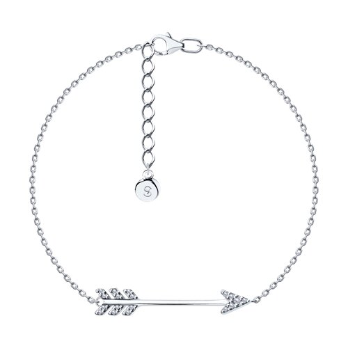 Браслет SOKOLOV - Серебро 925, Фианит (арт. 94050926)