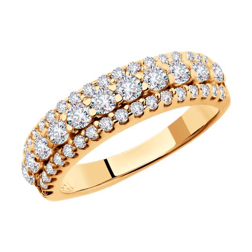 Кольцо SOKOLOV - Серебро 925, Фианит (арт. 93010402)