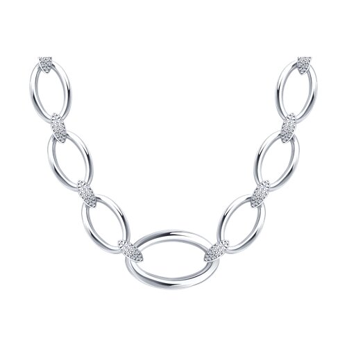 Колье SOKOLOV - Серебро 925, Фианит (арт. 94071205)