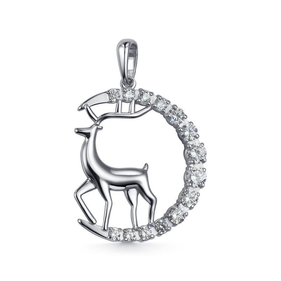 Подвеска Дар - Серебро 925, Фианит (арт. П-5127рс200)