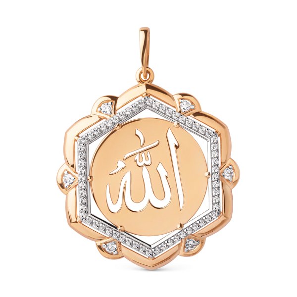 Подвеска ЮФ Династия - Золото 375, Фианит (арт. 501878-5102)