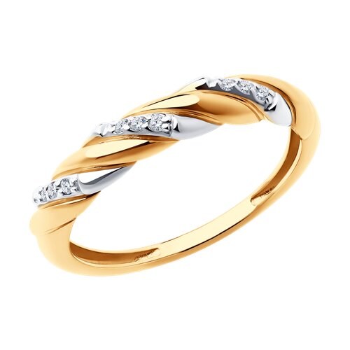 Кольцо SOKOLOV - Золото 375, Фианит (арт. 31-110-02075-1)