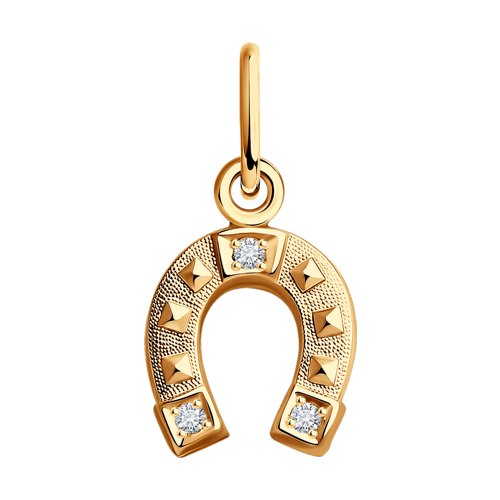 Подвеска SOKOLOV - Золото 585, Фианит (арт. 033382)