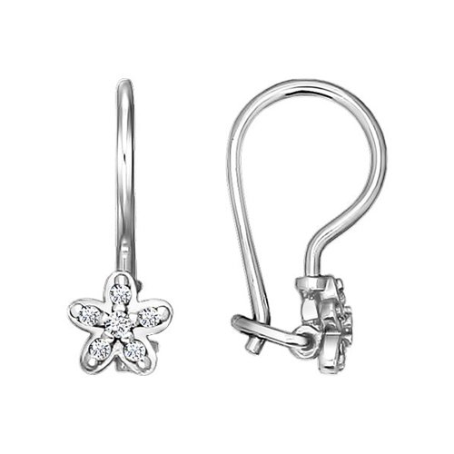 Серьги SOKOLOV - Серебро 925, Фианит (арт. 94020576)