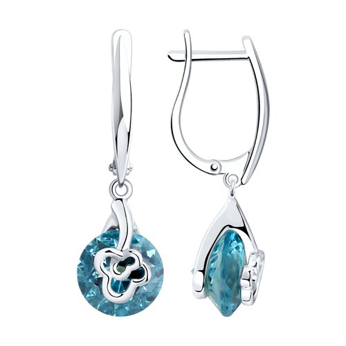 Серьги SOKOLOV - Серебро 925, Синтетический ситалл (арт. 92022132)