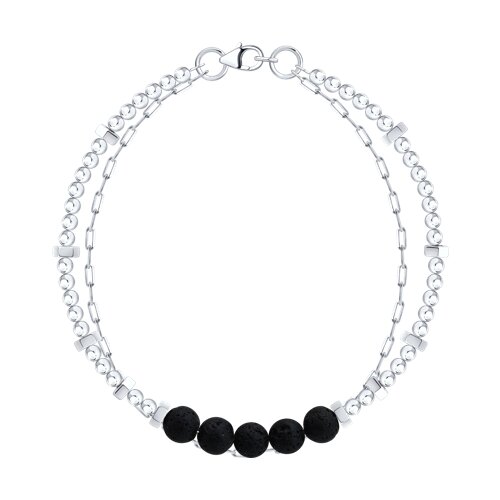 Браслет SOKOLOV - Серебро 925, Вулканическая лава (арт. 83050064)