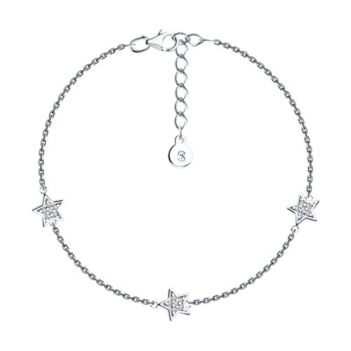 Браслет SOKOLOV - Серебро 925, Фианит (арт. 94050996)