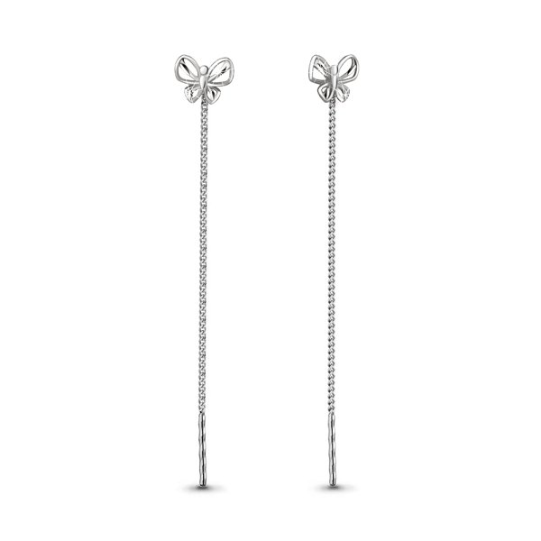 Серьги Аквамарин - Серебро 925 (арт. 30811.5)