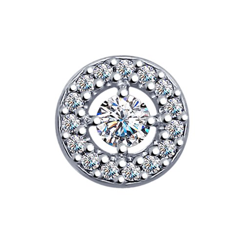 Подвеска SOKOLOV - Серебро 925, Фианит (арт. 94031942)